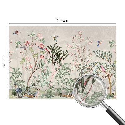 Papel de parede para criança oásis tropical