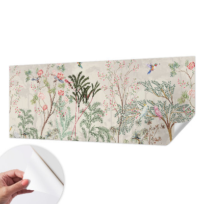 Papel de parede para criança oásis tropical