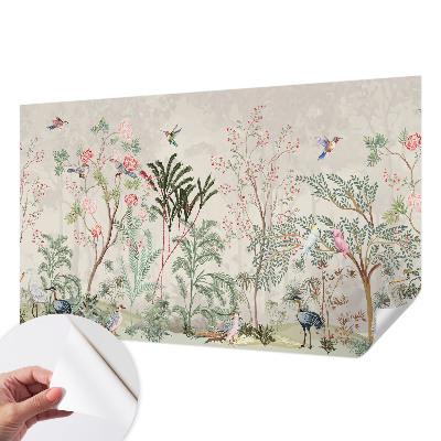 Papel de parede para criança oásis tropical