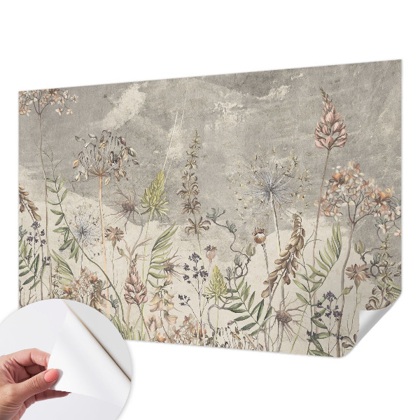 Papel de parede infantil Plantas silvestres