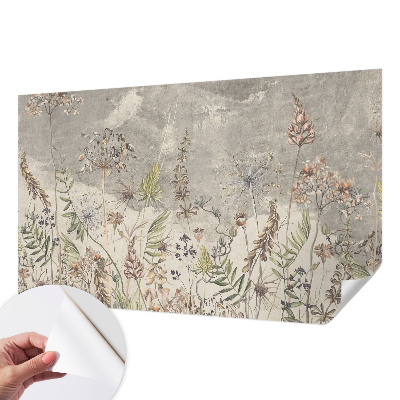 Papel de parede infantil Plantas silvestres