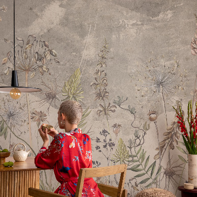 Papel de parede infantil Plantas silvestres