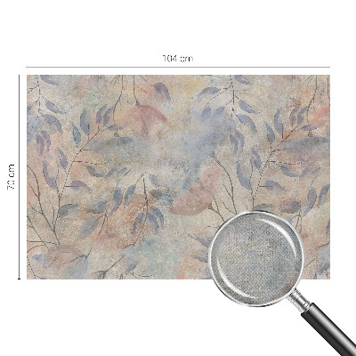 Papel de parede autocolante para sala Folhas abstratas