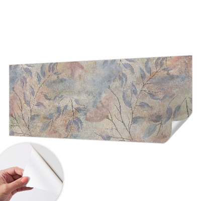 Papel de parede autocolante para sala Folhas abstratas