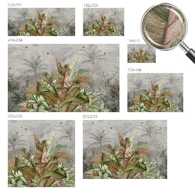 Papel de parede autocolante Selva exótica