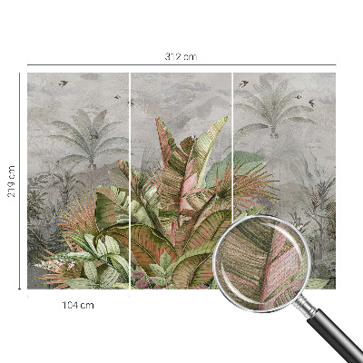 Papel de parede autocolante Selva exótica