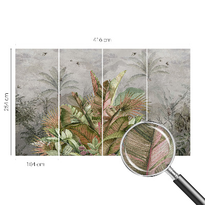 Papel de parede autocolante Selva exótica