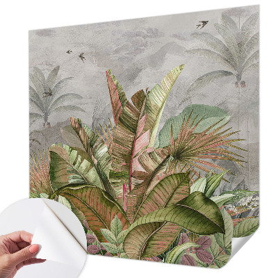 Papel de parede autocolante Selva exótica