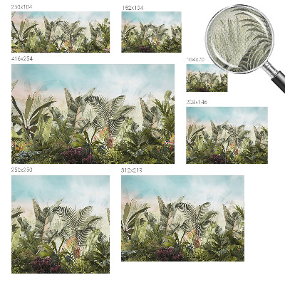 Autocolante de parede fotográfico Paraíso tropical