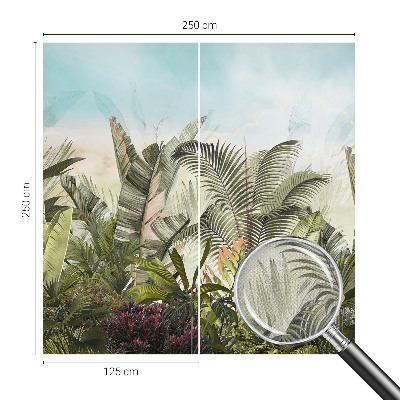 Autocolante de parede fotográfico Paraíso tropical