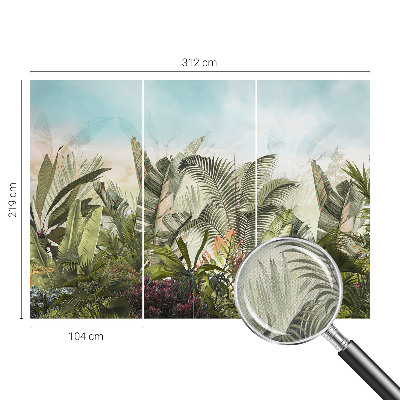Autocolante de parede fotográfico Paraíso tropical