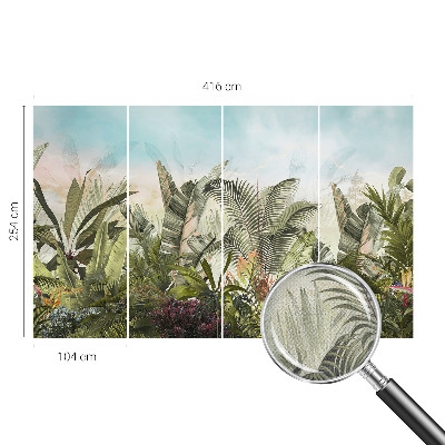 Autocolante de parede fotográfico Paraíso tropical