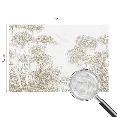 Papel de parede 3D Vegetação tropical