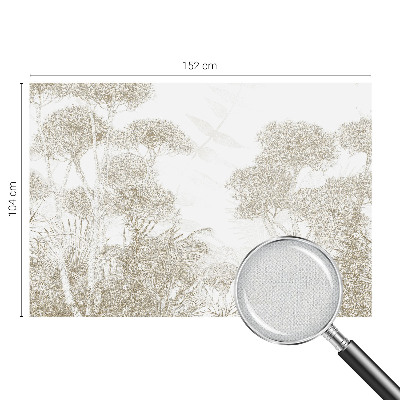 Papel de parede 3D Vegetação tropical