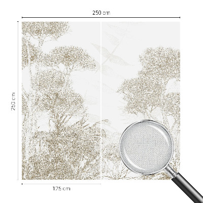 Papel de parede 3D Vegetação tropical