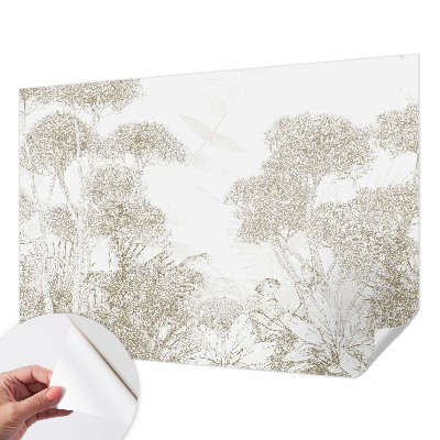 Papel de parede 3D Vegetação tropical