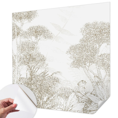 Papel de parede 3D Vegetação tropical