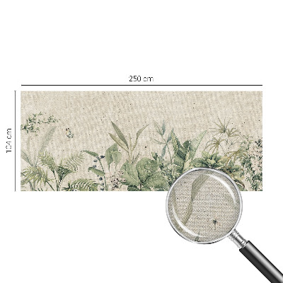 Papel de parede infantil selva tropical