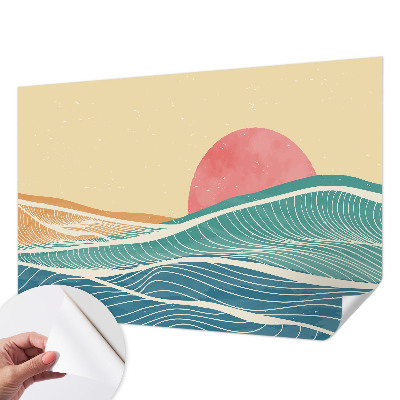 Papel de parede para criança Ondas do mar