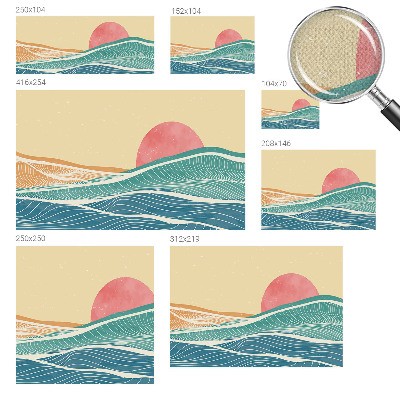 Papel de parede para criança Ondas do mar