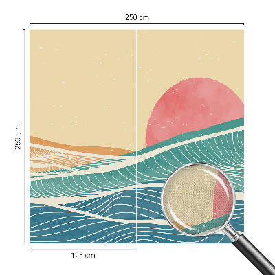 Papel de parede para criança Ondas do mar