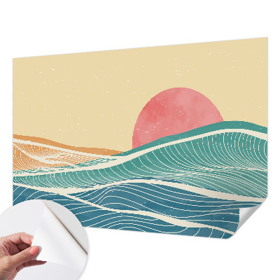 Papel de parede para criança Ondas do mar
