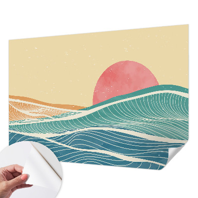 Papel de parede para criança Ondas do mar