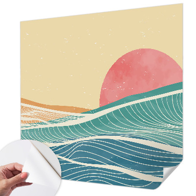 Papel de parede para criança Ondas do mar