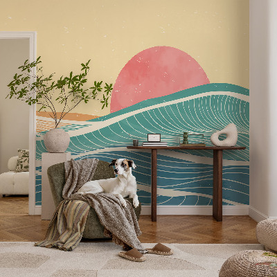 Papel de parede para criança Ondas do mar