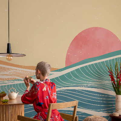 Papel de parede para criança Ondas do mar