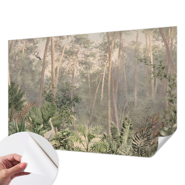 Papel de parede autocolante para quarto Harmonia natural