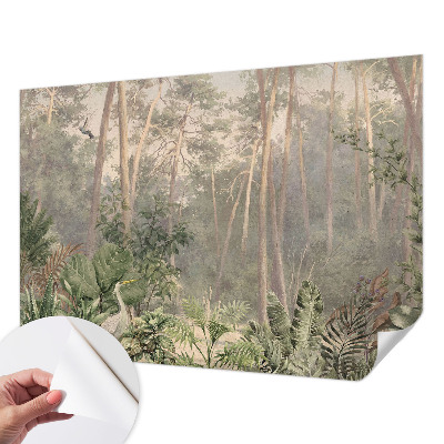 Papel de parede autocolante para quarto Harmonia natural