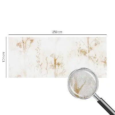 Autocolante de parede fotográfico com motivo de elegância botânica