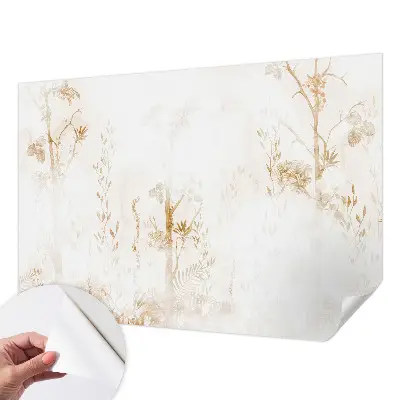 Autocolante de parede fotográfico com motivo de elegância botânica