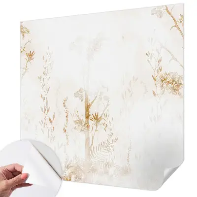 Autocolante de parede fotográfico com motivo de elegância botânica