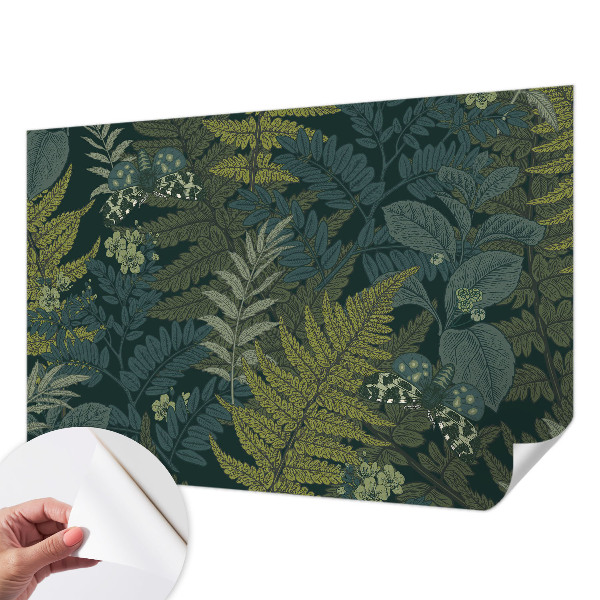 Papel de parede para criança Elegância verde