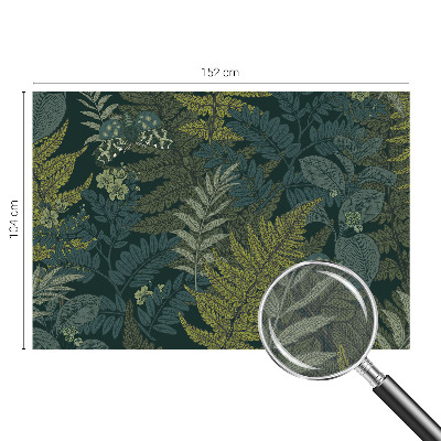 Papel de parede para criança Elegância verde