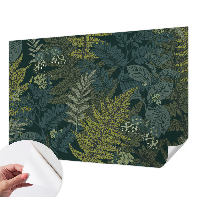 Papel de parede para criança Elegância verde