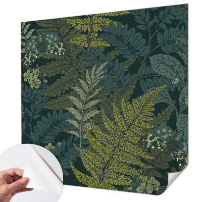 Papel de parede para criança Elegância verde