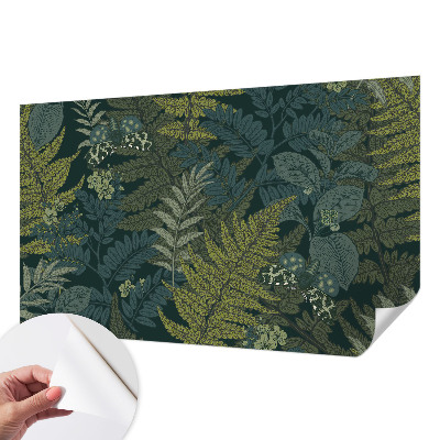 Papel de parede para criança Elegância verde
