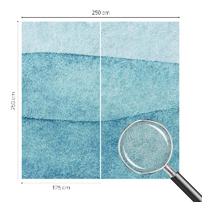 Papel de parede 3D Ondas azuis
