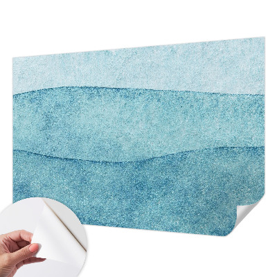 Papel de parede 3D Ondas azuis