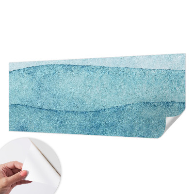 Papel de parede 3D Ondas azuis