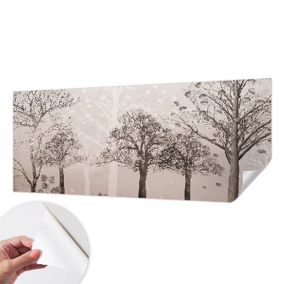 Papel de parede infantil Árvores delicadas