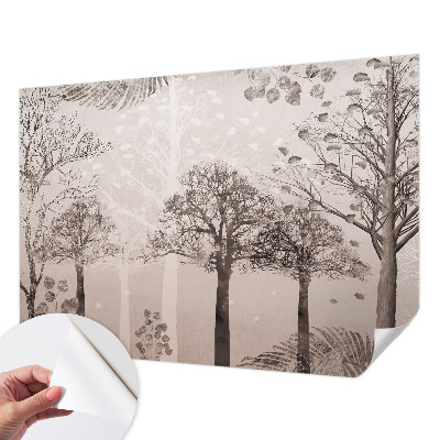Papel de parede infantil Árvores delicadas