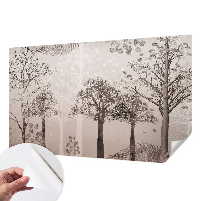Papel de parede infantil Árvores delicadas