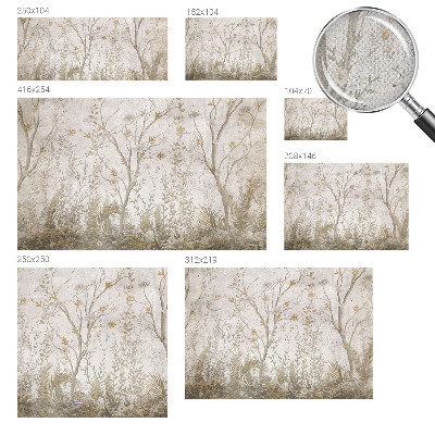 Papel de parede autocolante para sala Um recanto da floresta