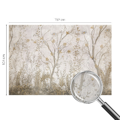 Papel de parede autocolante para sala Um recanto da floresta