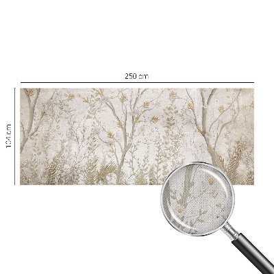 Papel de parede autocolante para sala Um recanto da floresta