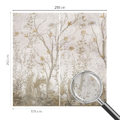 Papel de parede autocolante para sala com estampa 